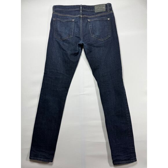 Baldwin Men's 76 Slim Selvedge Button Fly Blue Denim Jeans - Size 32 (32x31.5) - Picture 3 of 7